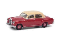 452034200 - MERCEDES BENZ 180D RED/BEIGE