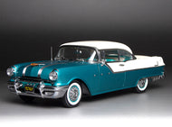 SUN5047 - 1955 PONTIAC STAR CHIEF HARD TOP WHITE/GREEN