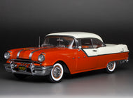 SUN5048 - 1955 PONTIAC STAR CHIEF HARD TOP WHITE/RED