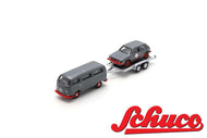 87U00067 - VOLKSWAGEN T2 BUS WITH TRAILER AND VOLKSWAGEN GOLF 1 Gti