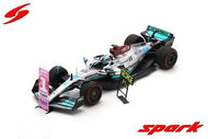 S8557 - MERCEDES-AMG PETRONAS F1 W13 E PERFORMANCE #63 MERCEDES-AMG PETRONAS F1 TEAM WINNER BRAZILIAN GP 2022 GEORGE RUSSEL (WITH PIT AND NUMBER BOARD)
