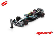 S9533 - MERCEDES-AMG PETRONAS FORMULA ONE TEAM #44 F1 W15 E PERFORMANCE WINNER BRITISH GP 2024 LEWIS HAMILTON (WITH BRITISH FLAG)