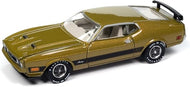 AWSP173A- 1973 FORD MUSTANG MACH 1 GREEN GOLD