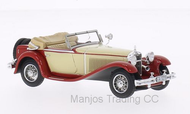 NEO43215 - MERCEDES MANNHEIM 370S 1932 RED/BEIGE