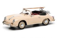 450256900 - PORSCHE 356 CABRIOLET BEIGE WITH SURFBOARD