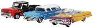 87SET001 - 3 PIECE SET CHEVROLET HOT RODS