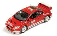 RAM170 - PEUGEOT 307 WRC #7 M.GRONHOLM-RAUTIAINEN RALLY MONTE CARLO 2005 WITH NIGHT LIGHTS