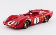 BST9243 - FERRARI 312 SPIDER 1000 KM SPA 1969 #8 RODRIGUEZ-PIPER
