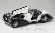 SUN2405 - 1939 HORCH 855 ROADSTER BLACK/WHITE
