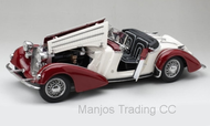 SUN2406 - 1939 HORCH 855 ROADSTER RED/CREAM