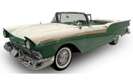 SUN1352 - 1957 FORD FAIRLANE 500 SKYLINER GREEN/WHITE