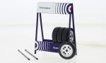 18SET021W - CROMODORA SILVER SET OF 4 WHEELS