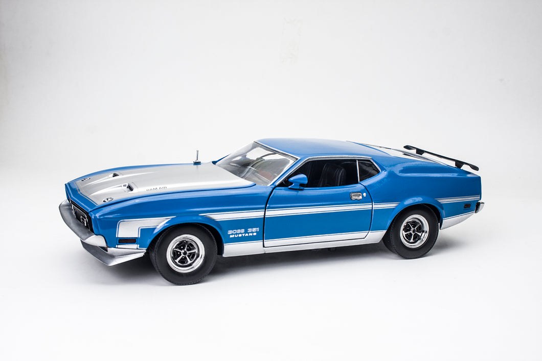 SUN3628 - 1971 FORD MUSTANG BOSS 351 BLUE