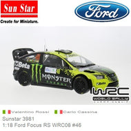 SUN3981 - FORD FOCUS RS WRC 2008 #46 V.ROSSI-C.CASSINA MONZA RALLY