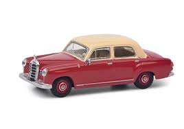 452034200 - MERCEDES BENZ 180D RED/BEIGE