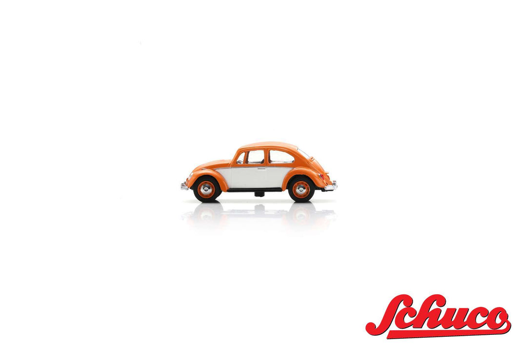 452037700 - VOLKSWAGEN BEETLE 2-TONE ORANGE AND WHITE