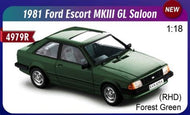 SUN4979 - 1981 FORD ESCORT MKIII GL SALOON GREEN
