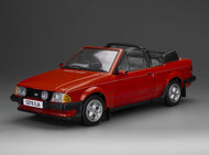 SUN4989 - 1984 FORD ESCORT XR3i CABRIOLET RED