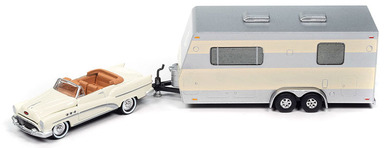 JLBT021-2 - 1953 BUICK SUPER WHITE WITH CARAVAN