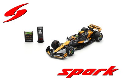 S9523 - MCLAREN FORMULA 1 TEAM MCL38 #4 WINNER MIAMI GP 2024 LANDO NORRIS