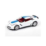 AW64452A1 - 2018 CHEVROLET CORVETTE GRAND SPORT WHITE WITH BLUE STRIPE