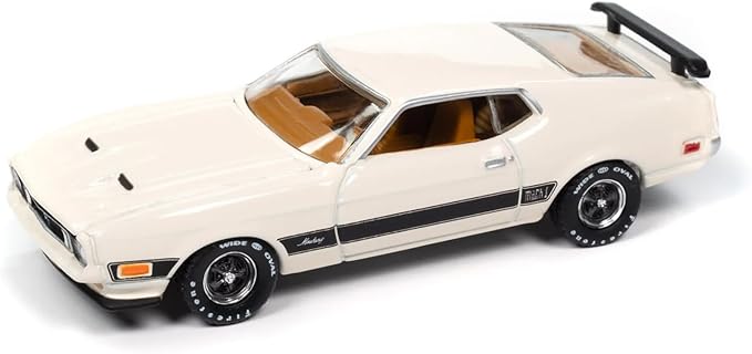 AWSP173B - 1973 FORD MUSTANG MACH 1 WHITE