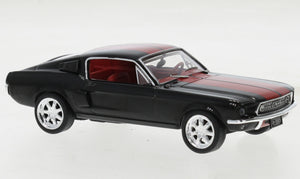 CLC478N - FORD MUSTANG FASTBACK BLACK/RED 1967