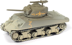 JLML010B1 - WWII M4A3 SHERMAN TANK 'THE TUNISA CAMPAIGN' DESERT GREEN CAMO SANDY VERSION
