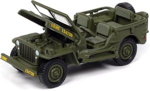 JLML010B6 - WWII WILLYS JEEP 'NATIVE WORDS NATIVE WARRIORS' OLIVE DRAB USMC