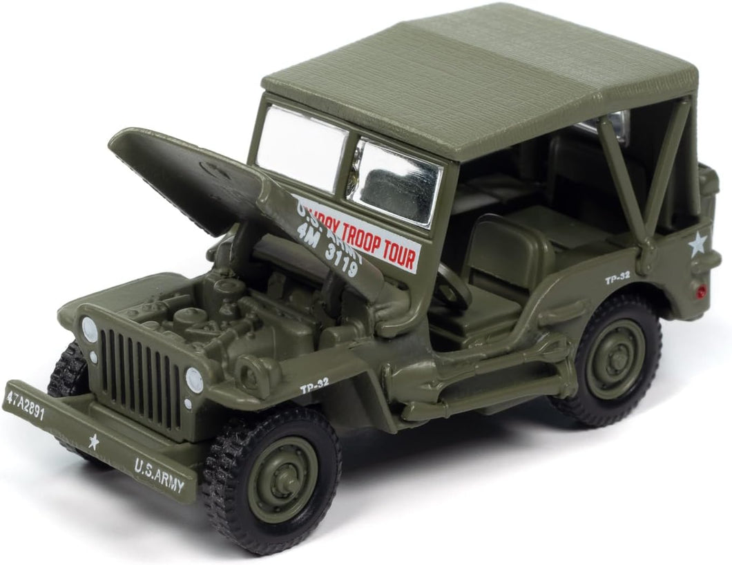 JLML011A3 - WILLYS MB JEEP UNITED STATES ARMY 'VIETNAM USO TOUR'