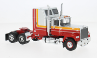 TR227 - MACK SUPERLINER MAGNUM SILVER/RED 1985