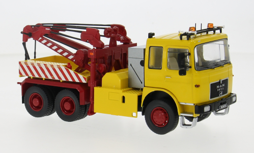 TRU043A - MAN F8 26.281 SERVICE TRUCK YELLOW RED