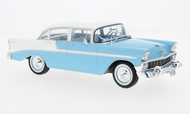 WB124248 - CHEVROLET BEL AIR 4DOOR HARDTOP BLUE/WHITE 1956