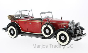 SUN6166 - 1932 FORD LINCOLN KB TOP DOWN RED