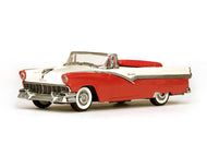 VIT36276 - 1956 FORD FAIRLANE OPEN CONVERTIBLE FIESTA RED / COLONIAL WHITE