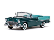 VIT36296 - 1955 CHEVROLET BEL AIR OPEN CONVERTIBLE GREEN