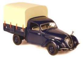 NOR472207 - PEUGEOT 202 PICK UP BLUE WITH REMOVABLE TARPAULIN 1947