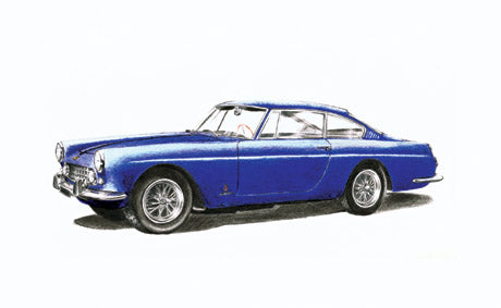 BAN7278 - FERRARI 250 GTE 60 STR M BLUE