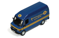 CLC224 - MERCEDES BENZ 207D VAN (ASG TRANSPORT) 1987 BLUE/ORANGE