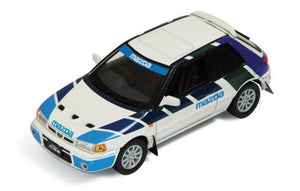 CLC237 - MAZDA 323 GT-AE 1991 WHITE/BLUE