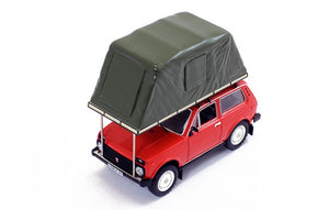 IST295 - LADA NIVA WITH ROOF TENT 1981 RED