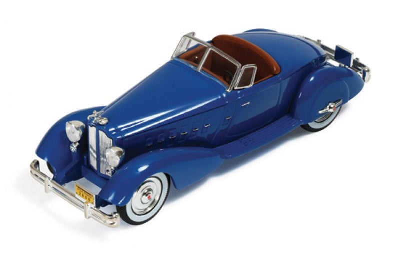 MUS043 - PACKARD V12 LE BARON SPEEDSTER 1934 BLUE