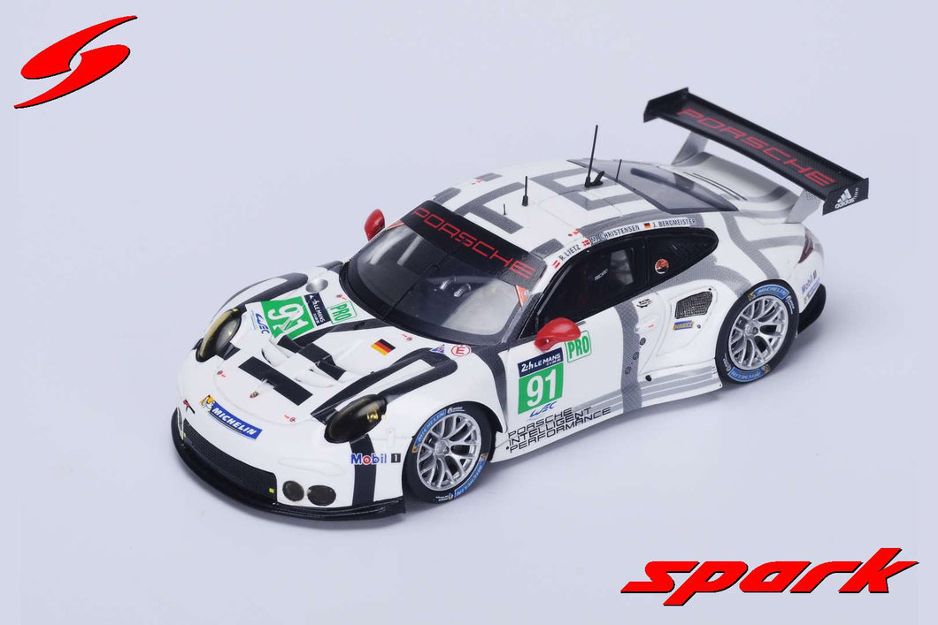 S4663 - PORSCHE 911 RSR #91 - PORSCHE TEAM MANTHEY - RICHARD LIETZ - MICHAEL CHRISTENSEN - JORG BERGMEISTER