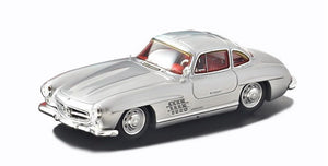 S4958 - MERCEDES BENZ 300SL 1956 SILVER WITH RED INTERIOR