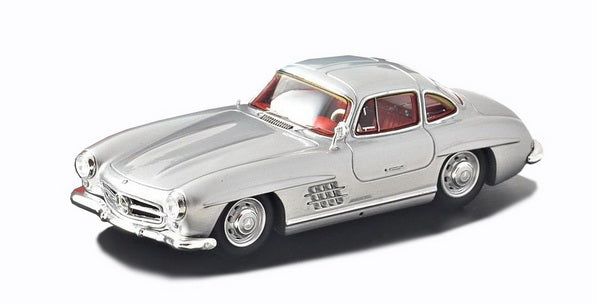 S4958 - MERCEDES BENZ 300SL 1956 SILVER WITH RED INTERIOR