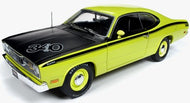 AMM1154 - 1971 PLYMOUTH DUSTER 340 GREEN WITH BLACK STRIPING