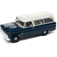 AW64342B2 - 1966 CHEVY SUBURBAN BLUE/WHITE