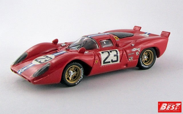 BST9165 - FERRARI 312 P DAYTONA 1970 PIPER ADAMOWICZ #23 – Manjos Trading