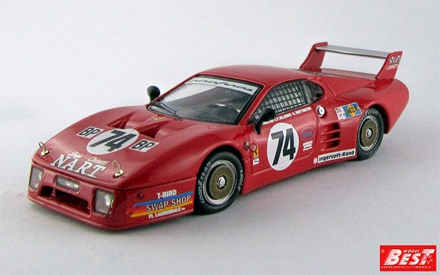 ミニカー Ferrari 512BB LM 1980 JLM Racing BST9361 - FERRARI BB 512 LM LE MANS 1980 HENN/DELAUNAY #74