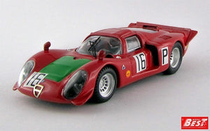 BST9402 - ALFA ROMEO 33.2 #16 NURBURGRING 1968 GIUNTI - GALLI